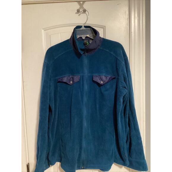 Stio Mens Yellow Full Zip Pile Fleece Sweater Jacket L - Picture 1 of 3